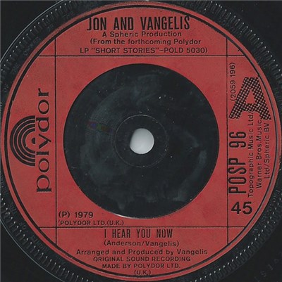 Jon And Vangelis - I Hear You Now download mp3 flac