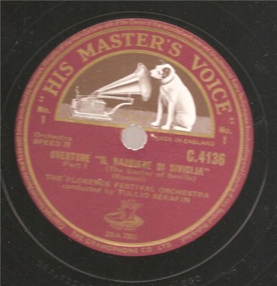 The Florence Festival Orchestra Conducted By Tullio Serafin ; Rossini - Overture "Il Barbiere di Siviglia" (The Barber of Seville) download mp3 flac