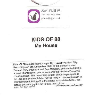 Kids Of 88 - My House download mp3 flac