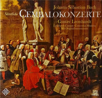 Johann Sebastian Bach — Gustav Leonhardt - Leonhardt Consort · Concentus Musicus - Sämtliche Cembalo-Konzerte (Mit Originalinstrumenten) download mp3 flac