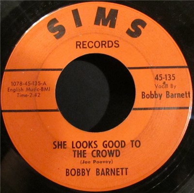 Bobby Barnett - She Looks Good To The Crowd / I Fall In Love With Every Pretty Girl I See download mp3 flac