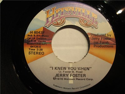 Jerry Foster - I Knew You When download mp3 flac