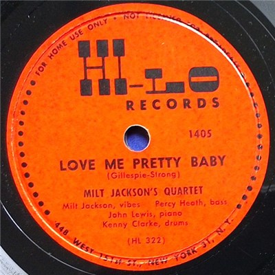 Milt Jackson's Quartet - Love Me Pretty Baby / Heart And Soul download mp3 flac