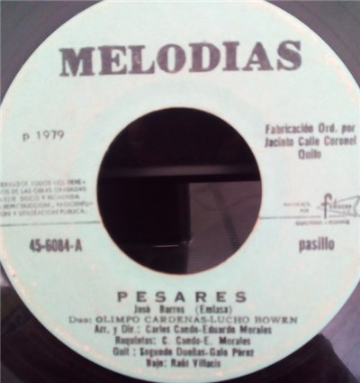 Olimpo Cárdenas, Lucho Bowen - Pesares download mp3 flac