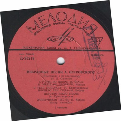Аркадий Островский - Избранные Песни А. Островского (Пластинка 2) download mp3 flac