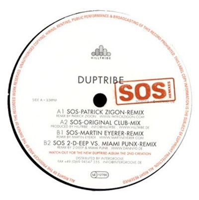 Duptribe - S.O.S. (Remixes) download mp3 flac