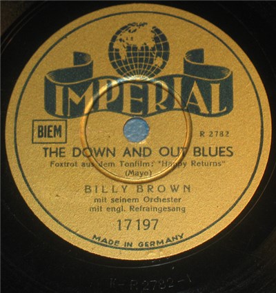Billy Brown - The Down And Out Blues / The Donkey's Serenade download mp3 flac