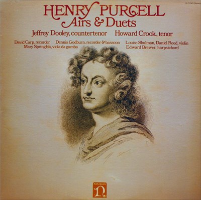 Henry Purcell - Jeffrey Dooley, Howard Crook, David Carp, Dennis Godburn, Louise Schulman, Dan Reed , Mary Springfels, Edward Brewer - Airs & Duets download mp3 flac