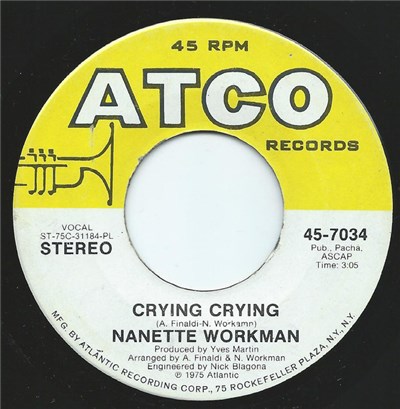 Nanette Workman - Crying Crying / If It Wasn't For The Money download mp3 flac