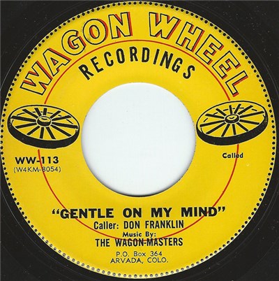 Don Franklin, The Wagon-Masters - Gentle On My Mind download mp3 flac