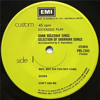 Anna Kolesnik - Anna Kolesnik Sings Selection Of Ukranian Songs download mp3 flac