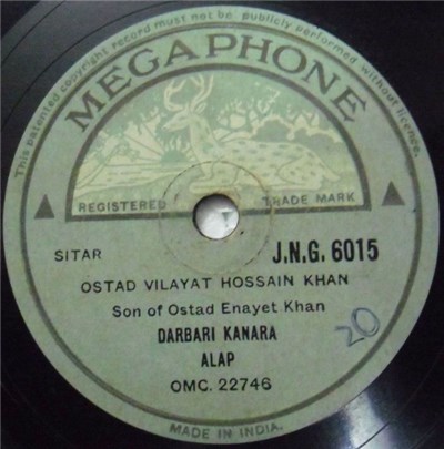 Ostad Vilayat Hossain Khan - Darbari Kanara download mp3 flac