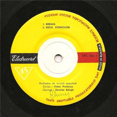 Orchestra de muzică populară Victor Predescu , Dirijor : Victor Predescu - Breaza download mp3 flac
