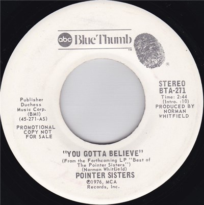 Pointer Sisters - You Gotta Believe download mp3 flac