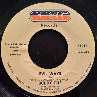 Buddy Fite - Evil Ways / El Jefe (the Chief) download mp3 flac