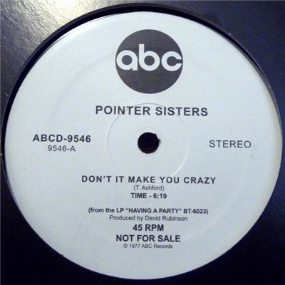 Pointer Sisters - Don't It Make You Crazy / Send Him Back download mp3 flac