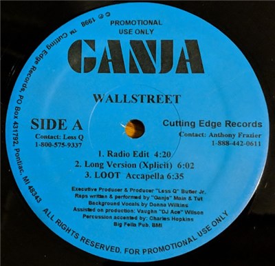 Ganja - Wallstreet / Think About Loot (Remix) download mp3 flac