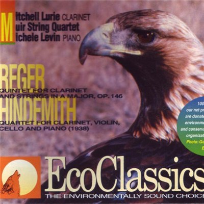 Mitchell Lurie, The Muir String Quartet, Michele Levin, Max Reger, Paul Hindemith - Reger Clarinet Quintet | Hindemith Clarinet Quintet download mp3 flac