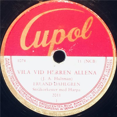 Erland Dahlgren - Vila Vid Herren Allena / Låt Mig Få Höra Om Jesus download mp3 flac