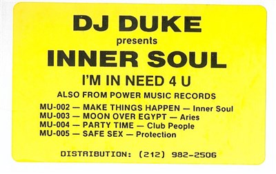 DJ Duke Presents Inner Soul - I'm In Need 4 U download mp3 flac