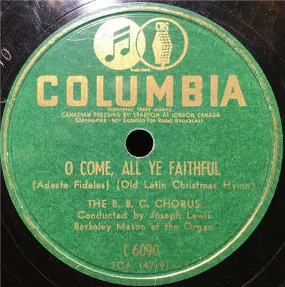 The B.B.C. Chorus - O Come, All Ye Faithful / Christmas Awake download mp3 flac