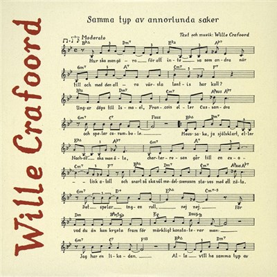 Wille Crafoord - Samma Typ Av Annorlunda Saker download mp3 flac