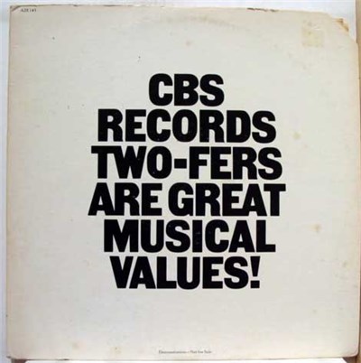 Various - CBS Records Two-Fers Are Great Musical Values! download mp3 flac