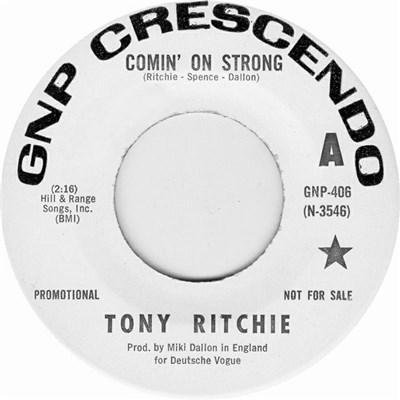 Tony Richie - Comin' On Strong download mp3 flac