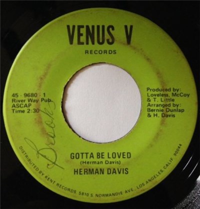 Herman Davis - Gotta Be Loved/Memories download mp3 flac