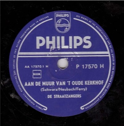 De Straatzangers - Aan De Muur Van 't Oude Kerkhof / Tabé, M'n Schat download mp3 flac