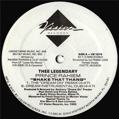 Thee Legendary Prince Rahiem - Shake That Thang download mp3 flac