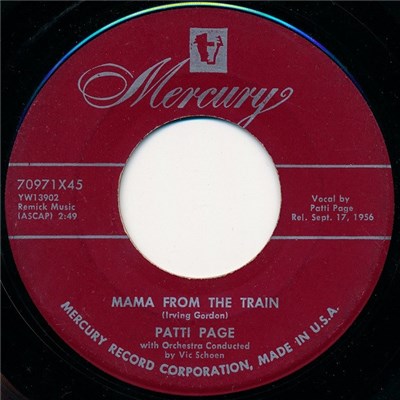 Patti Page - Mama From The Train / Every Time (I Feel His Spirit) download mp3 flac