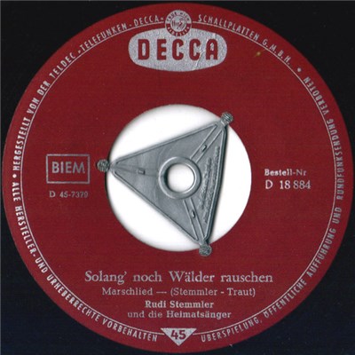 Rudi Stemmler und Die Heimatsänger - Solang' Noch Wälder Rauschen... / Im Grünen Harzerwald download mp3 flac