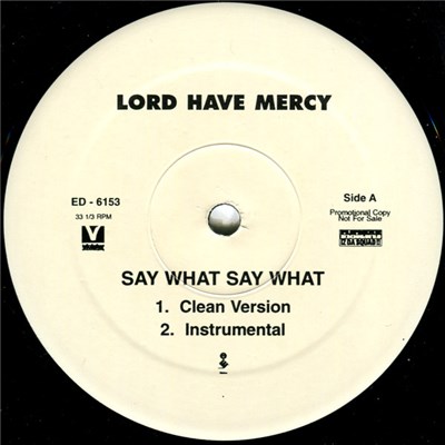 Lord Have Mercy - Say What Say What download mp3 flac