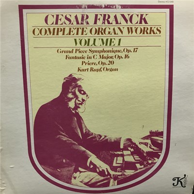 Kurt Rapf - Cesar Franck Complete Organ Works Volume 1 download mp3 flac