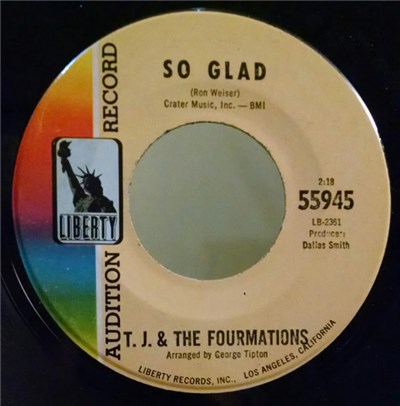 T. J. & The Fourmations - So Glad / Time To Myself download mp3 flac