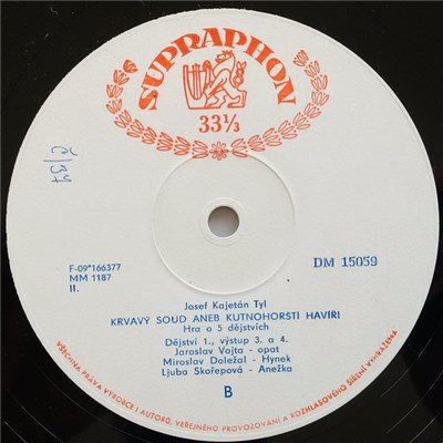 Josef Kajetán Tyl, Ladislav Stroupežnický - Krvavý Soud Aneb Kutnohorští Havíři / Naši Furianti download mp3 flac