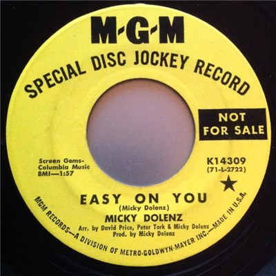 Micky Dolenz - Easy On You / Oh Someone download mp3 flac