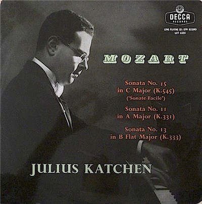Mozart - Julius Katchen - Sonata No. 15 In C Major (K.545) ('Sonate Facile') / Sonata No. 11 In A Major (K.331) / Sonata No. 13 In B Flat Major (K.333) download mp3 flac