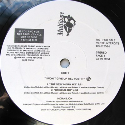 Indian Lion - I Won't Give Up Till I Get It download mp3 flac