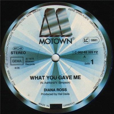 Diana Ross - What You Gave Me download mp3 flac