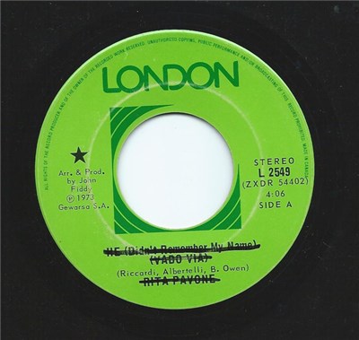 Rita Pavone - He (Didn't Remember My Name) (Vado Via) download mp3 flac