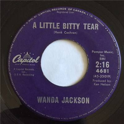 Wanda Jackson - A Little Bitty Tear / I Don't Wanta Go download mp3 flac
