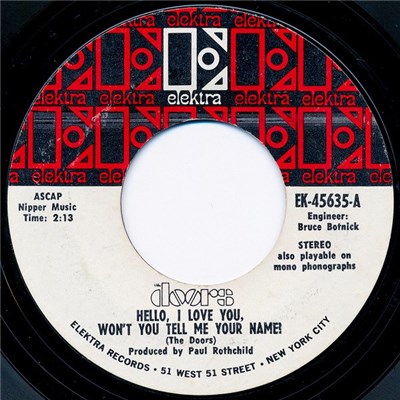 The Doors - Hello, I Love You, Won't You Tell Me Your Name? download mp3 flac