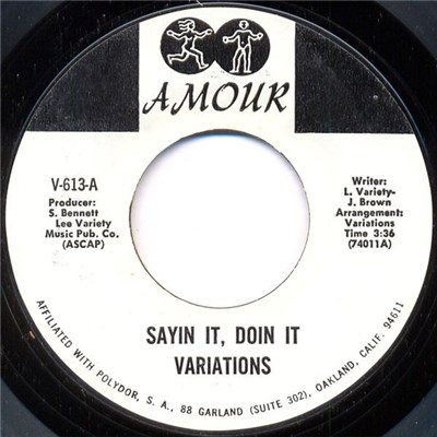 Variations - Sayin It, Doin It download mp3 flac