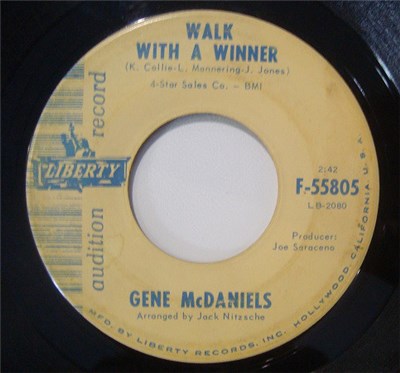 Gene McDaniels - Walk With A Winner / A Miracle download mp3 flac