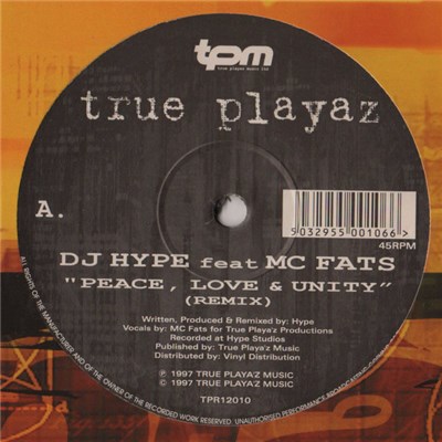 DJ Hype - Peace, Love & Unity (Remix) / Jump download mp3 flac
