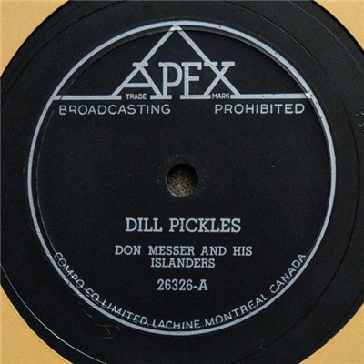 Don Messer And His Islanders - Dill Pickles / Jimmy's Favorite Jig download mp3 flac