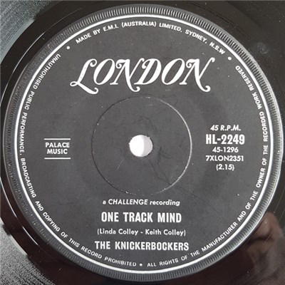 The Knickerbockers - One Track Mind / I Must Be Doing Something Right download mp3 flac