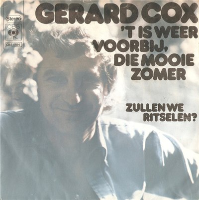 Gerard Cox - 't Is Weer Voorbij Die Mooie Zomer download mp3 flac
